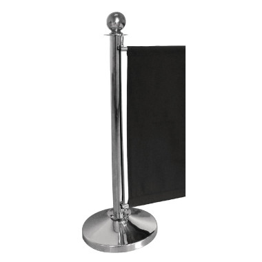 Barrière en toile noire - Bolero