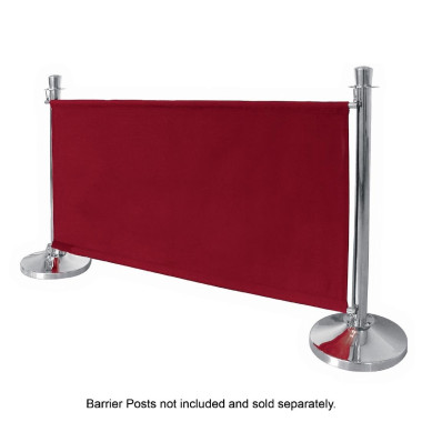 Barrière en toile rouge - Bolero