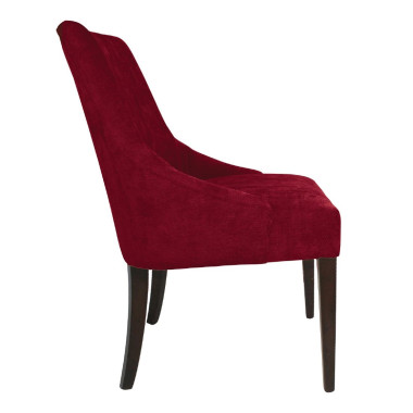 Chaises de restauration Finesse rouge foncé (lot de 2) - Bolero