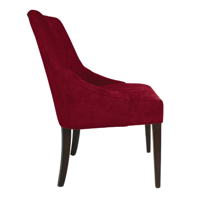 Chaises de restauration Finesse rouge foncé (lot de 2) - Bolero