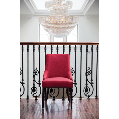 Chaises de restauration Finesse rouge foncé (lot de 2) - Bolero