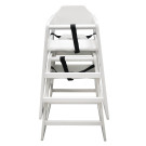 Chaise haute en bois blanche - Bolero