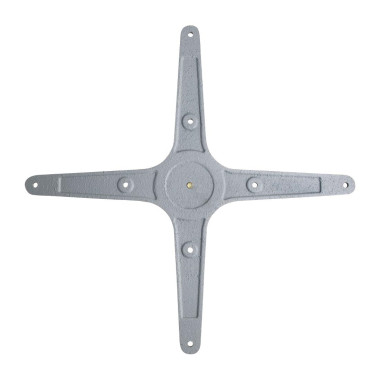 Pied de table 4 pieds en aluminium - Bolero