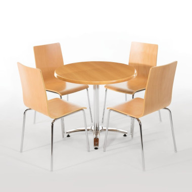Pied de table 4 pieds en aluminium - Bolero