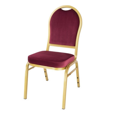 Chaises de banquet bordeaux Regal (lot de 4) - Bolero