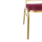 Chaises de banquet bordeaux Regal (lot de 4) - Bolero
