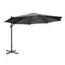 Parasol déporté professionnel Venice noir 3,5 m - Bolero