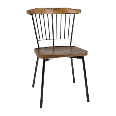 Chaises Scandi noires (lot de 2) - Bolero