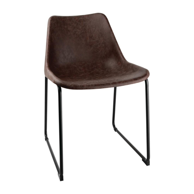 Chaises Rodeo noires (lot de 2) - Bolero