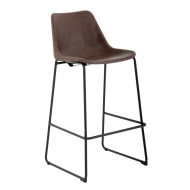 Tabouret haut Rodeo moka - Bolero