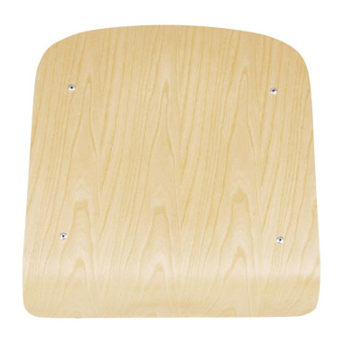 Chaises avec assise et dossier en bois Cantina galvanisées (lot de 4) - Bolero
