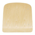 Chaises avec assise et dossier en bois Cantina galvanisées (lot de 4) - Bolero