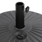 Pied de parasol à remplir noir 20L - Bolero
