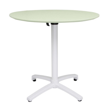 Table pliante en polypropylène 800mm vert menthe - Bolero