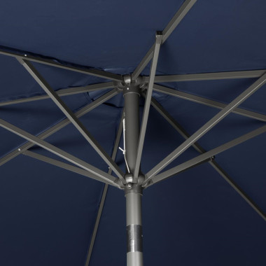 Parasol rond Seville 3m bleu marine - Bolero