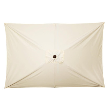 Parasol rectangulaire Seville 2x3m crème - Bolero