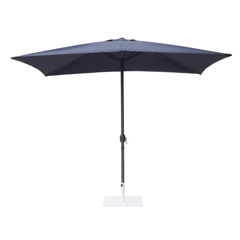Parasol rectangulaire Seville 2x3m bleu marine - Bolero