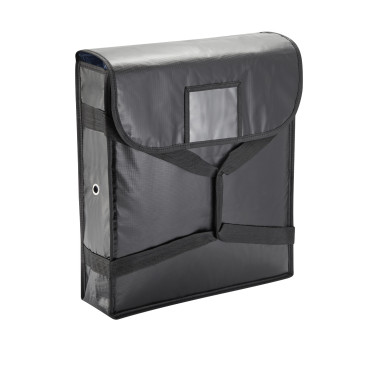 Aluminium, Plastique Sac isotherme pour 2 pizzas jusqu'à 40 cm 46 x 46 x 11 cm noir professionnel - Was Germany  au meilleur pri