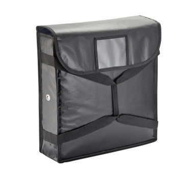 Aluminium, Plastique Sac isotherme pour 2 pizzas jusqu'à 45 cm 51 x 51 x 11 cm noir professionnel - Was Germany  au meilleur pri