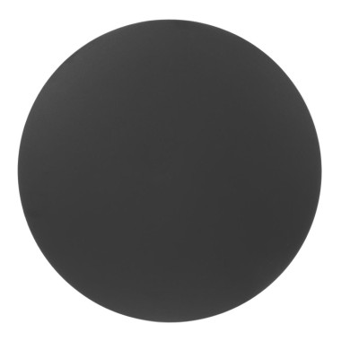 Plateau de table d'extérieur rond noir mat 600 mm - Bolero