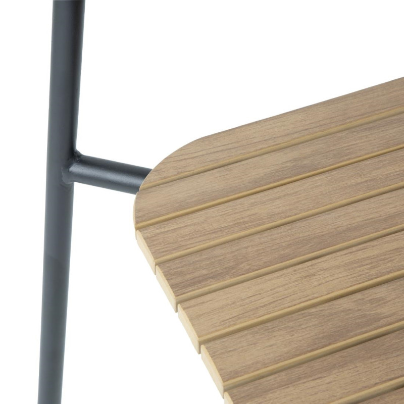 Chaises d'extérieur effet bois Santorini (lot de 4) - Bolero