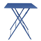 Table de terrasse carrée Perth bleu marine foncé - Bolero