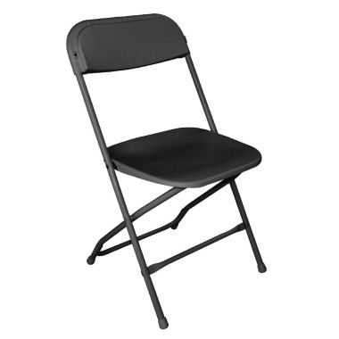 Chaises pliantes noires (Lot de 10) - Bolero