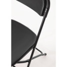 Chaises pliantes noires (Lot de 10) - Bolero