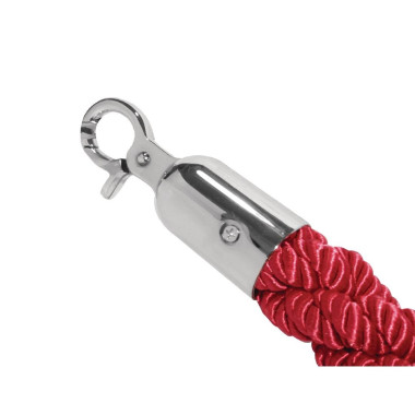 Cordon d accueil torsadé rouge - Bolero
