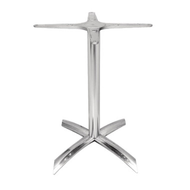Pied de table à plateau basculant aluminium - Bolero