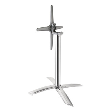 Pied de table à plateau basculant aluminium - Bolero
