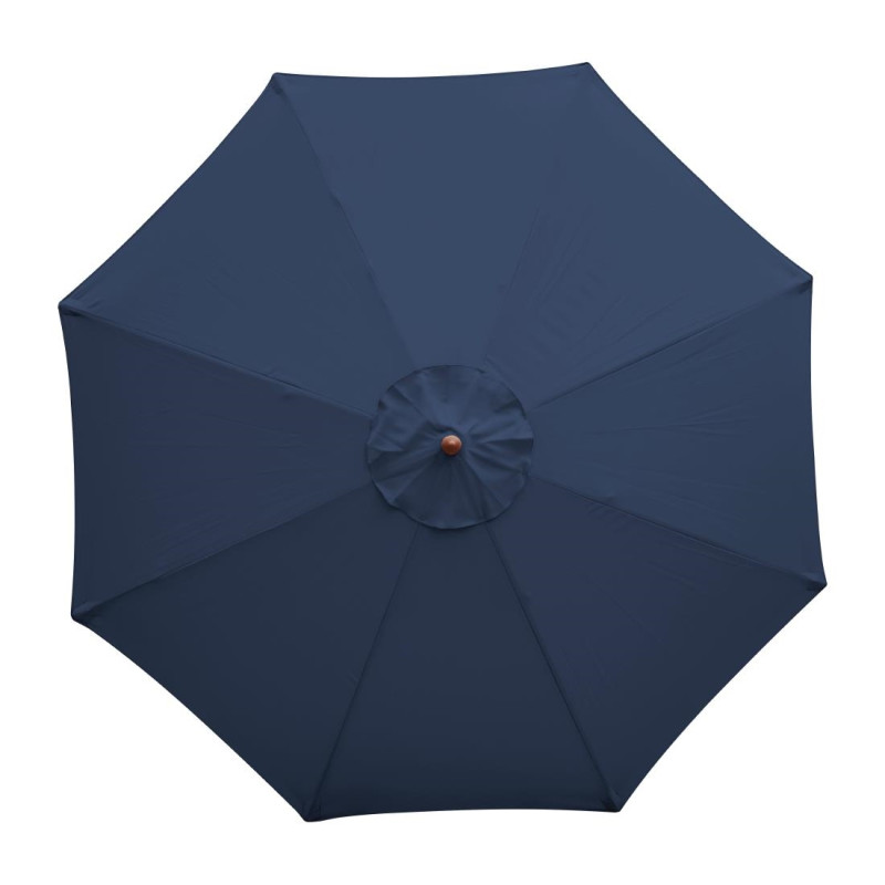 Parasol rond 2,5m bleu marine - Bolero