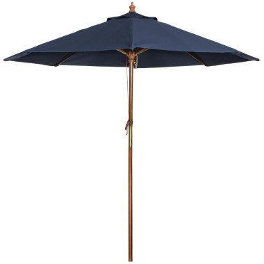 Parasol rond 3m bleu marine - Bolero