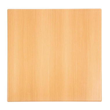 Plateau de table carré effet hêtre 700mm - Bolero