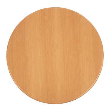 Plateau de table rond effet hêtre 600mm - Bolero