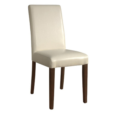 Chaises en simili cuir crème (Lot de 2) - Bolero