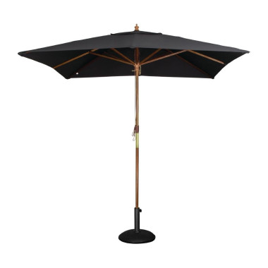 Parasol carré 2,5m noir - Bolero