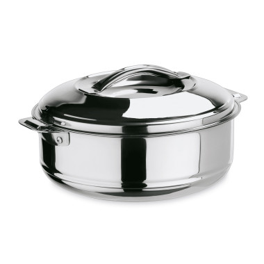 Acier inox chrome-nickel Conteneur alimentaire isotherme transport 1,2 ltr 19 cm 2 poignées inox ESSENTIALS - Was Germany  au me