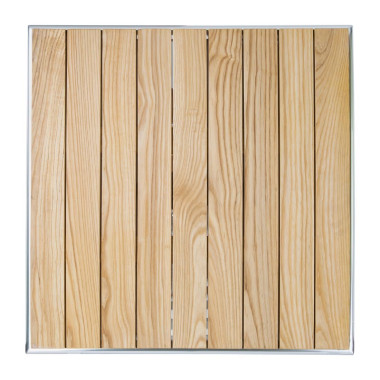 Table bistro carrée plateau basculant frêne 600mm - Bolero
