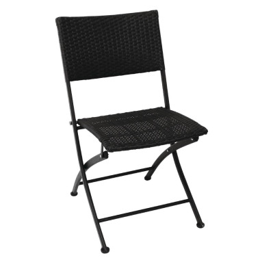 Chaises pliantes en rotin PE (Lot de 2) - Bolero