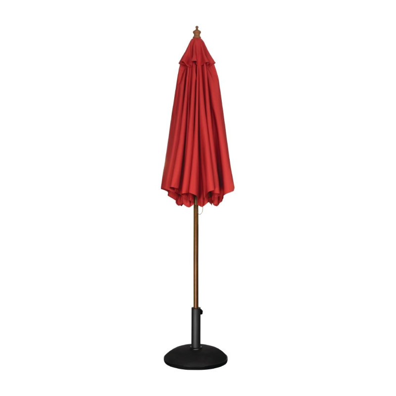 Parasol rond 3m rouge - Bolero