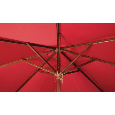 Parasol rond 3m rouge - Bolero