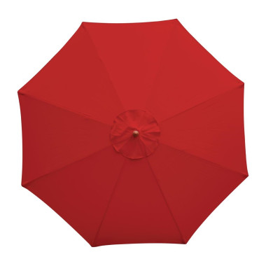 Parasol rond 3m rouge - Bolero