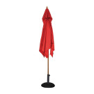 Parasol carré 2,5m rouge - Bolero