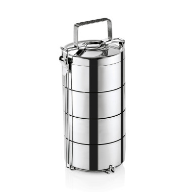 Acier inoxydable Conteneur isotherme à étages 3 bacs de 0,6 ltr 14 cm inox professionnel - Was Germany  au meilleur prix sur Res