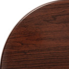 Plateau de table rond marron foncé 800mm - Bolero