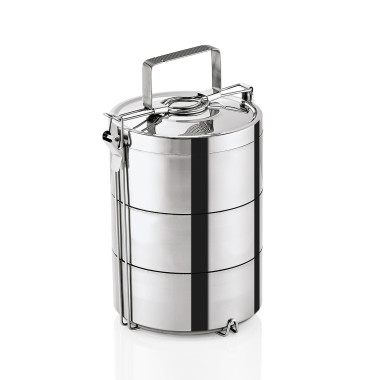 Acier inoxydable Conteneur isotherme à étages 4 bacs de 0,9 ltr 16 cm inox professionnel - Was Germany  au meilleur prix sur Res
