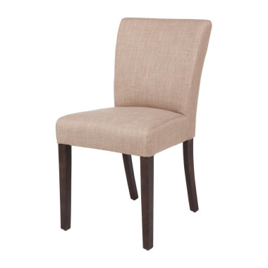 Chaise contemporaine en toile de jute écrue lot de 2 - Bolero