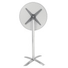 Mange-debout inox plateau basculant 600mm - Bolero