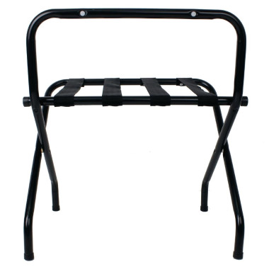 Support à bagages pliant noir - Bolero